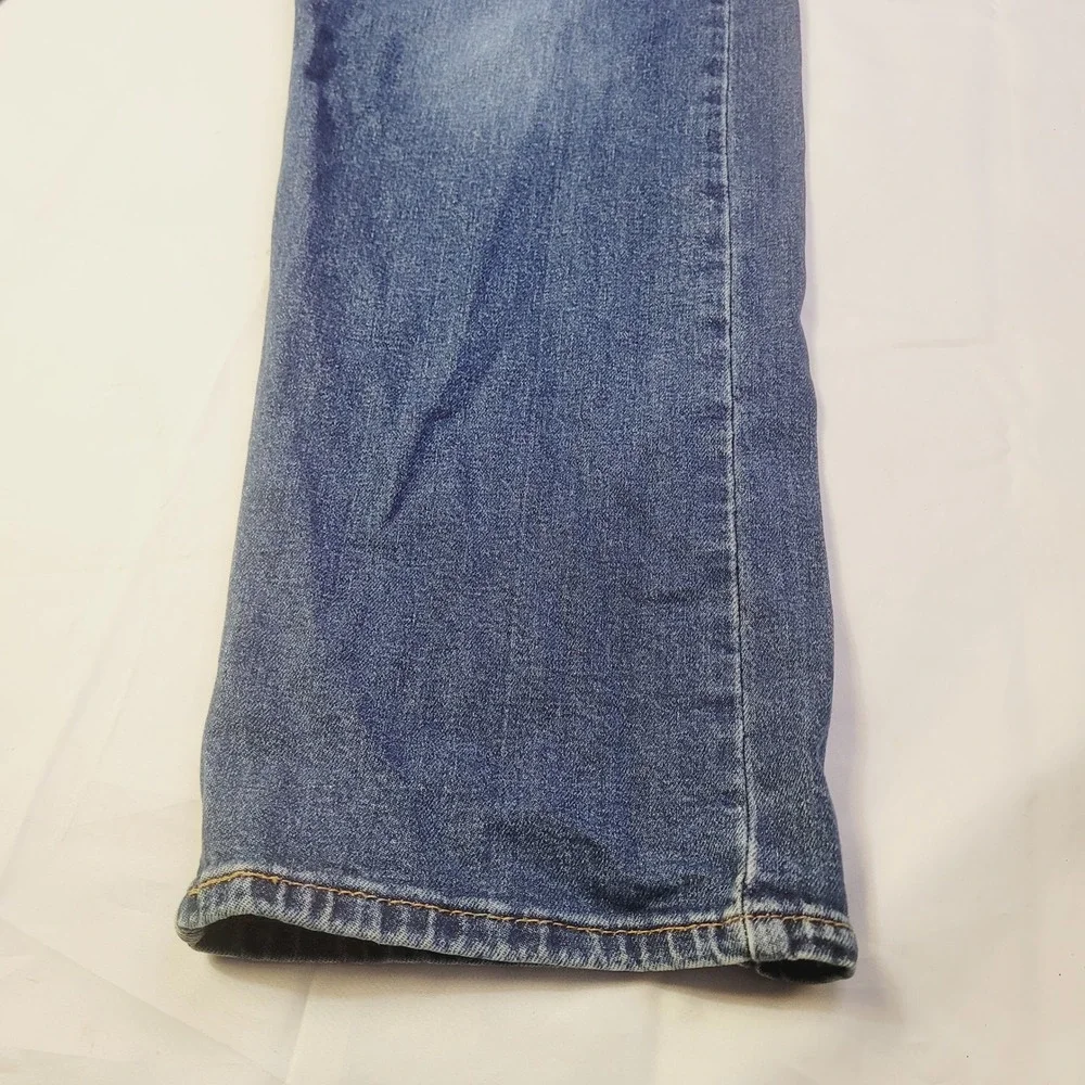 Levi's Men's 505 Regular Fit Jeans 40x32 Blue Straight Leg Denim D72